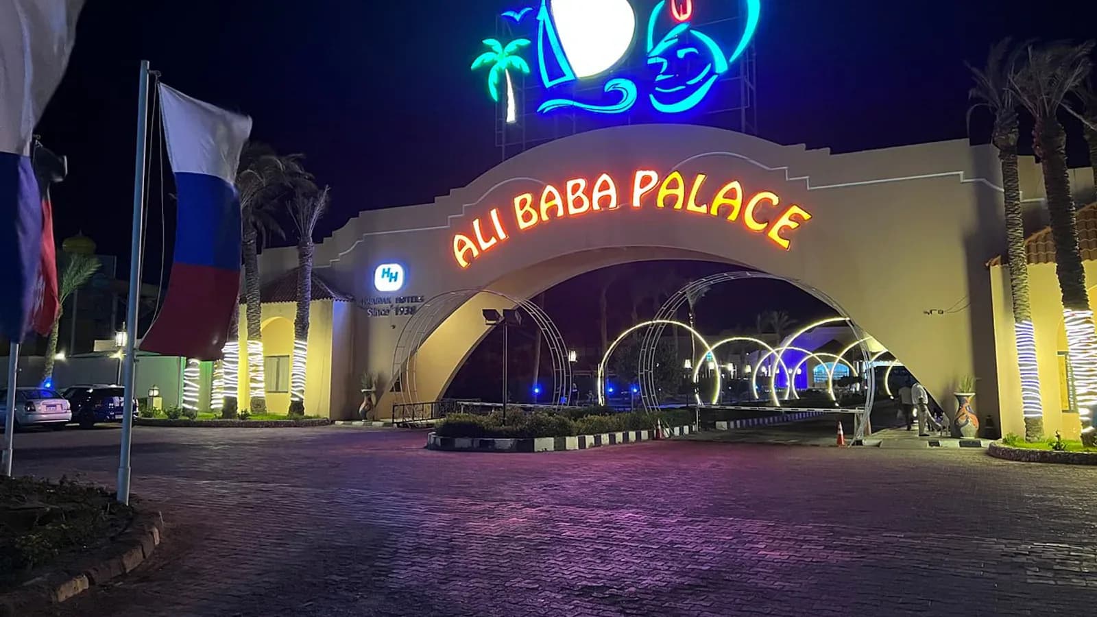 Ali Baba Palace in Hurghada, Red Sea, Egypt