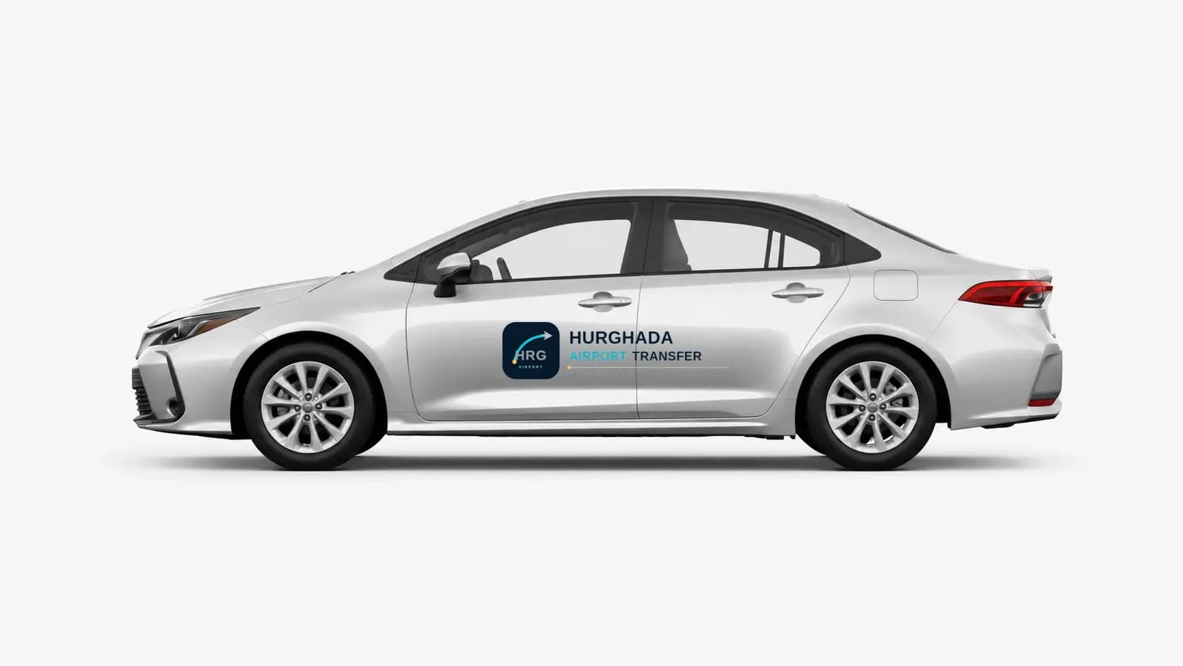 Branded private car used for Hurghada Airport transfers to Premier Le Reve