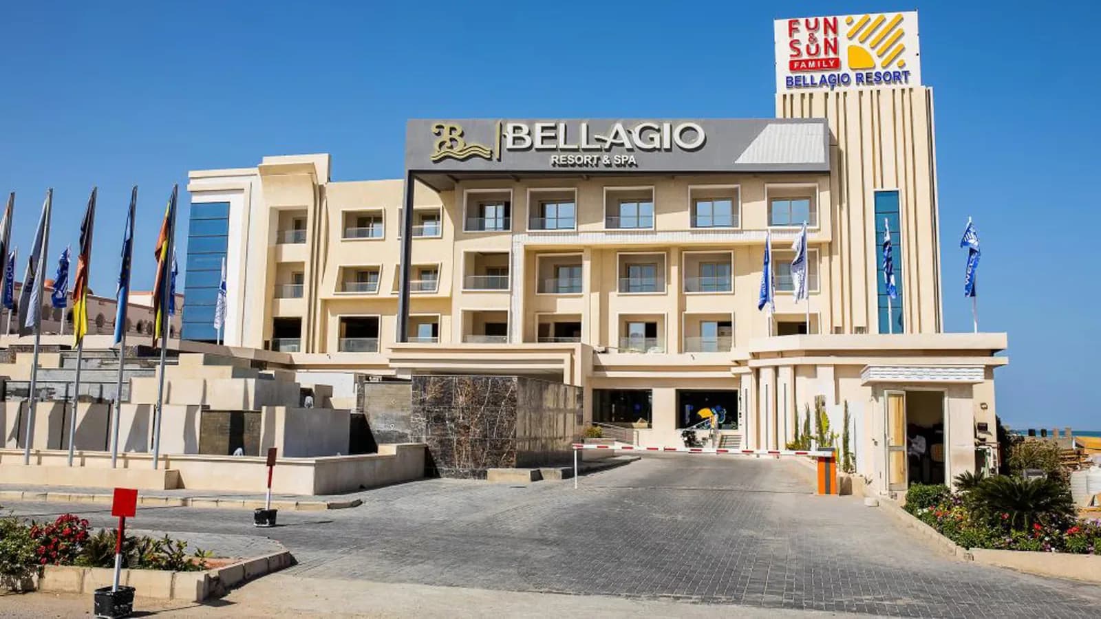 Bellagio Beach Resort in Hurghada, Red Sea, Egypt