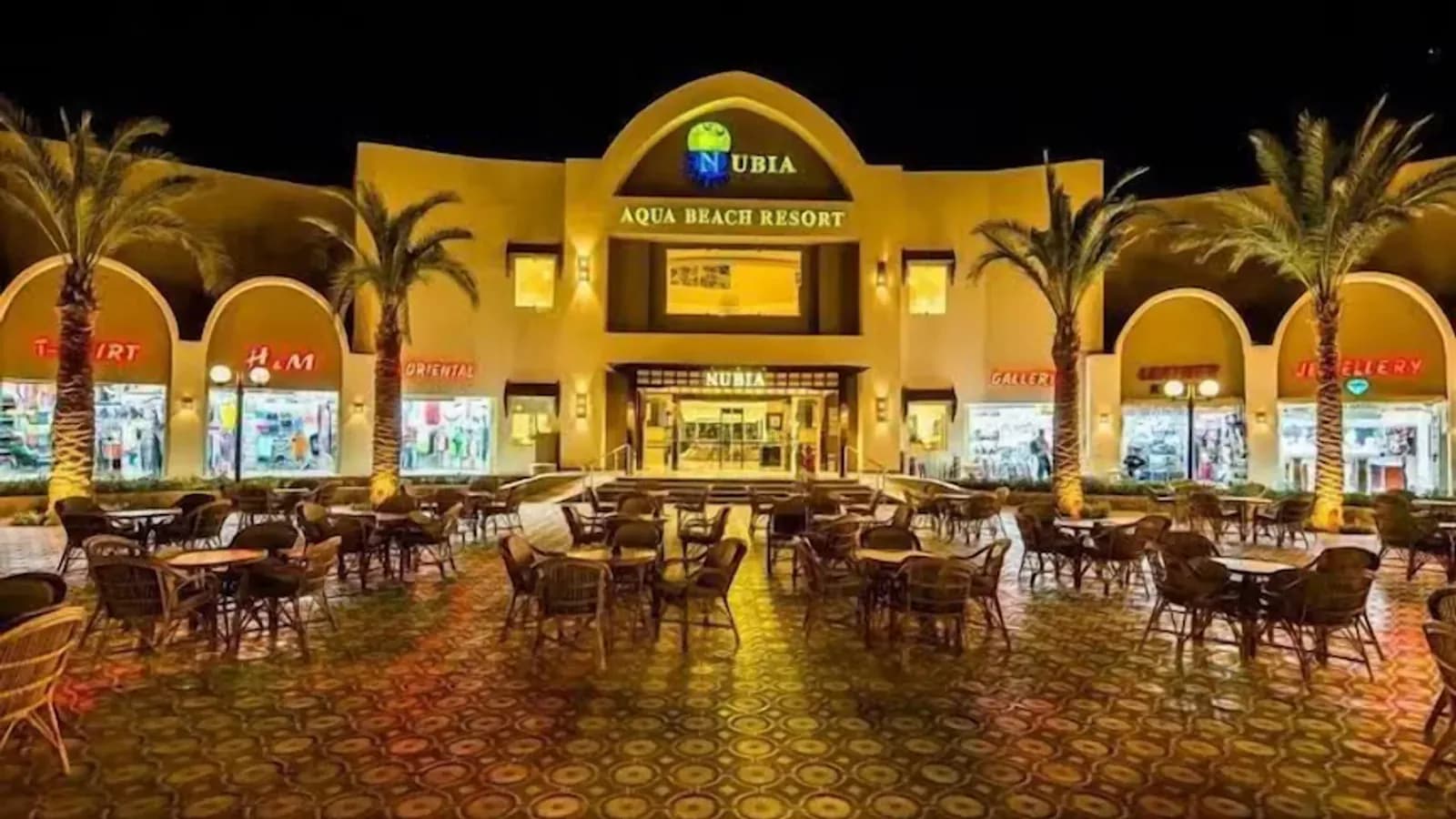 Nubia Aqua Beach Resort in Hurghada, Red Sea, Egypt